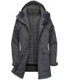 PXR-2W Stormtech Ladies Fairbanks 5-in-1 System Jacket Graphite Grey colour image